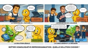 Boîtier E85 homologué vs reprogrammation moteur : comparaison des risques, de l’assurance et de la solution légale Biomotors.